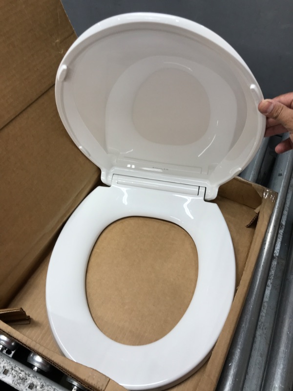 Photo 1 of 15" x 13" inch white toilet seat 