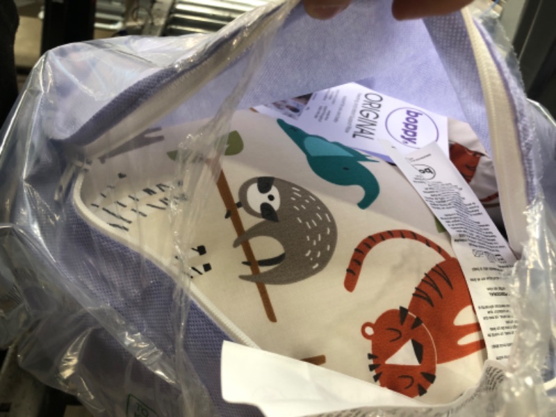 Photo 1 of Boppy Original Nursing Support, FKA Boppy Nursing Pillow, Neutral Jungle, Ergonomic Breastfeeding, Bottle Feeding, and Bonding, with Hypoallergenic Fiber Fill, with Removable Cover, Machine Washable