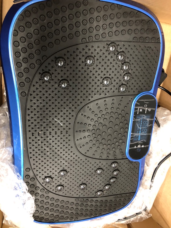 Photo 1 of AXV Vibration Plate Exercise Machine Whole Body Workout Vibrate Fitness Platform Lymphatic Drainage Machine for Weight Loss Shaping Toning Wellness Home Gyms Workout