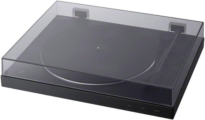 Photo 1 of Sony PS-LX310BT Belt Drive Turntable: Fully Automatic Wireless Vinyl Record Player with Bluetooth and USB Output Black
