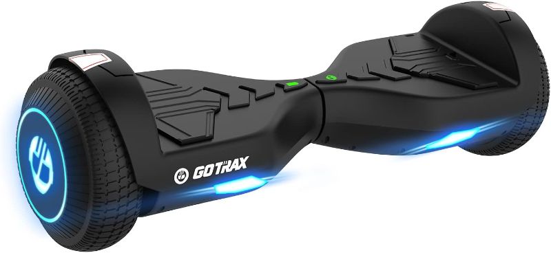 Photo 1 of Gotrax Pulse Basic Hoverboard, 6.5" LED Wheels & Headlight, Max 4.3 Miles and 6.2mph Power by Dual 200W Motor, UL2272 Certified and 65.52Wh Self Balancing Scooters Gift for 44-176lbs for Kids Adults
