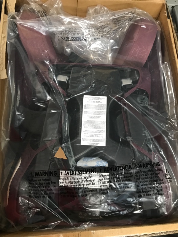 Photo 2 of Diono Monterey 2XT Latch 2 in 1 High Back Booster Car Seat with Expandable Height & Width, Side Impact Protection, 8 Years 1 Booster, Plum 2XT Plum