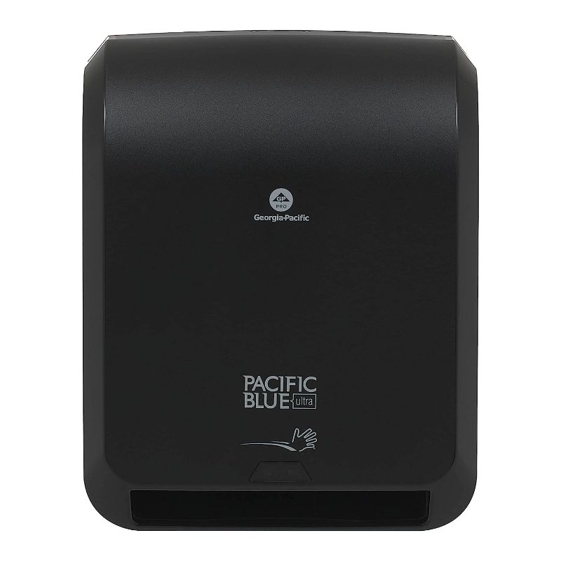 Photo 1 of Pacific Blue Ultra 8" High-Capacity Automated Touchless Paper Towel Dispenser by GP PRO (Georgia-Pacific); Black; 59590; 12.9" W x 9" D x 16" H; 1 Dispenser.
