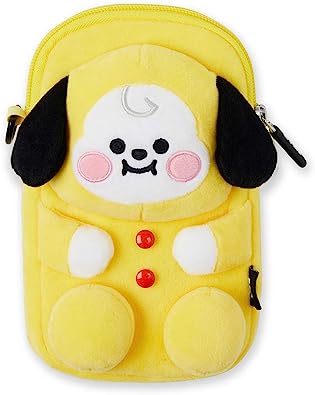 Photo 1 of Bangtan Boys Chimmy Plush ID Card Holder Wallet Coin Pouch Purse with BT Butter Theme Lanyard for Keys Phone Holder Army Gift-Chimmy