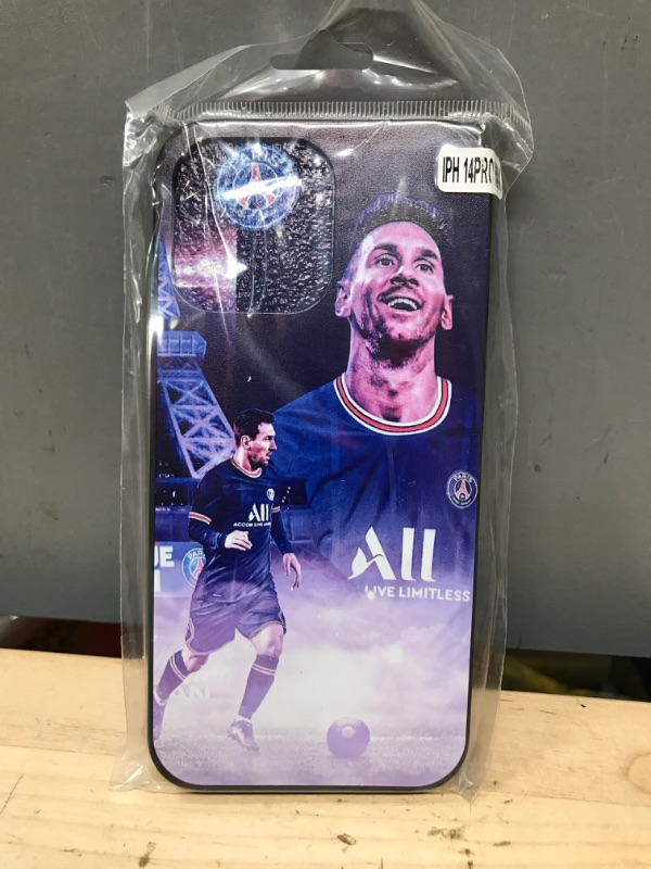 Photo 1 of iPhone 14 Pro Max Case,Soccer iPhone 14 Pro Max Cases for Men Boy,Drop Protection Cool Pattern with Soft TPU