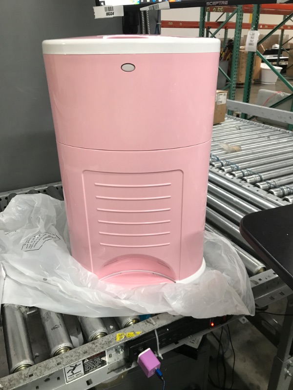 Photo 2 of Dekor Plus Hands-Free Diaper Pail | Soft Pink | Easiest to Use | Just Step – Drop – Done | Doesn’t Absorb Odors | 20 Second Bag Change | Most Economical Refill System |Great for Cloth Diapers