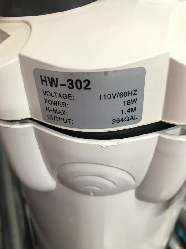 Photo 5 of ***POWERS ON*** SunSun HW-302 3-Stage External Canister Filter, 264 GPH HW302 - 264 GPH