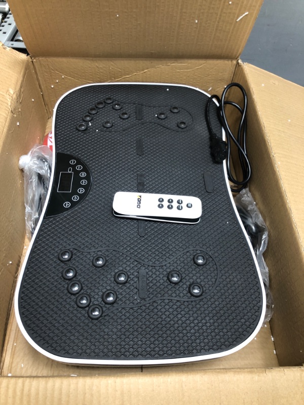 Photo 2 of TODO Vibration Plate Exercise Machine Whole Body Vibration Platform with Remote Control for Pain Relief, Lymphatic Drainage, Weight Loss
