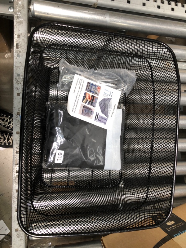 Photo 1 of  Rear Bike Basket with Waterproof Cover,Bicycle Cargo Rack Storage Basket Mount for Back Under Seat
