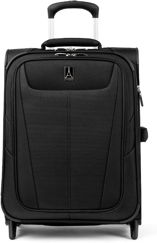 Photo 1 of Travelpro Maxlite 5 Softside Expandable Spinner Wheel Luggage, Black, Compact Carry-on 20-Inch
