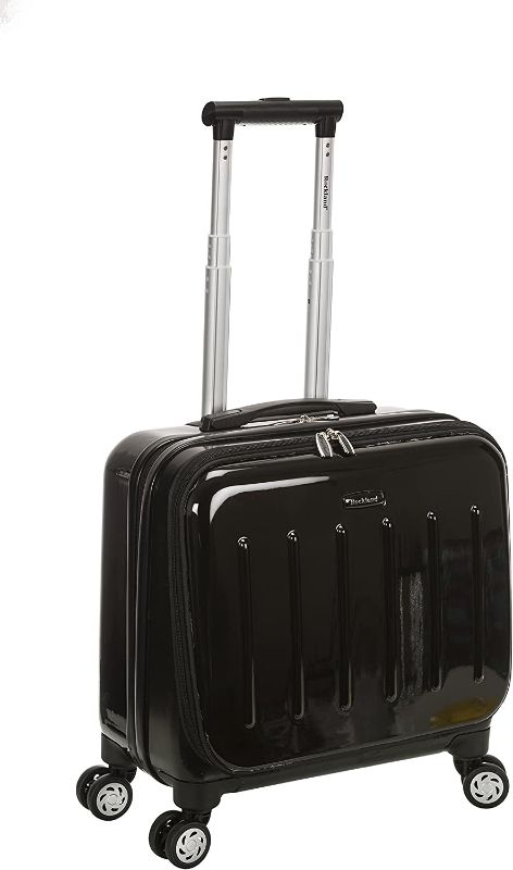 Photo 1 of Rockland Revolution Hardside Rolling Computer Case, Black, Carry-On 17-Inch