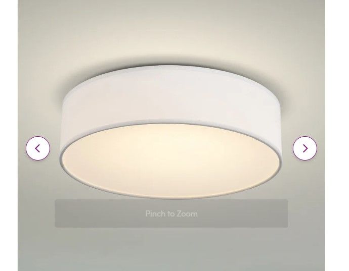 Photo 1 of Geren Fabric LED Flush Mount
