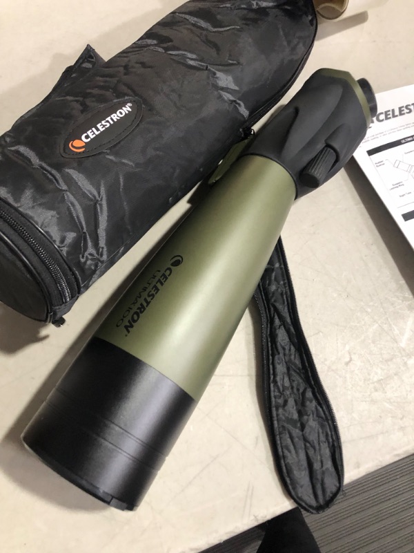 Photo 6 of Celestron 52252 100mm Ultima Zoom Spotting Scope with Universal Smartphone Adapter 100 - 45° w/ NexYZ smartphone adapter