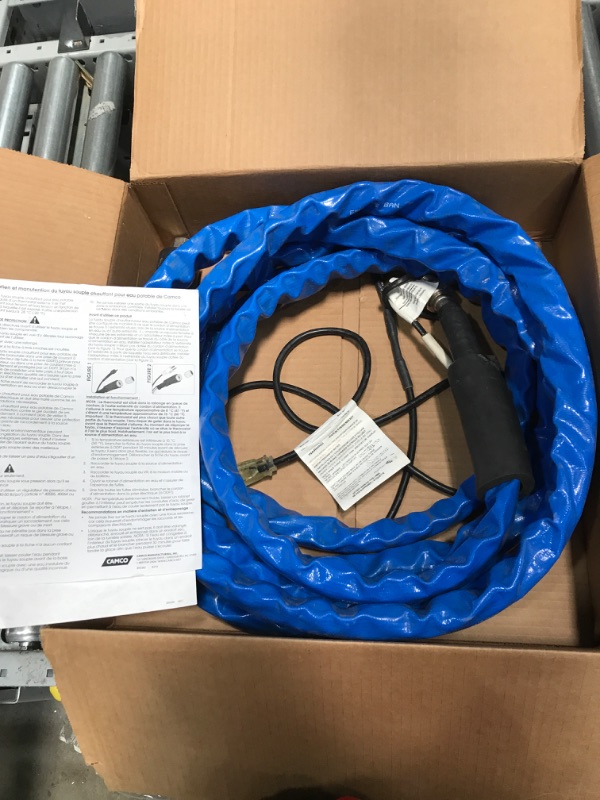 Photo 2 of Camco Heated Drinking Water Hose, - 20° F, 25-Foot, 5/8-Inch ID 25' Cold Weather (Freeze Protection to - 20?F) Standard Packaging