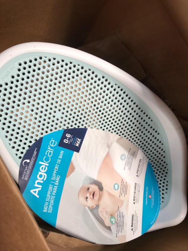 Photo 2 of Angelcare Baby Bath Support (Aqua) | Ideal for Babies Less than 6 Months Old
