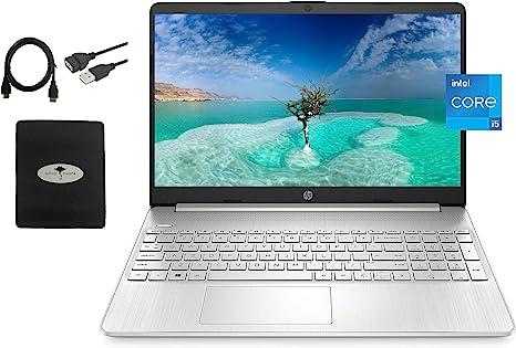 Photo 1 of HP 15.6 FHD IPS Flagship Laptop Computer, 11th Gen Intel 4-Core i5-1135G7(Up to 4.2GHz, Beat i7-1060G7), 16GB RAM, 1TB PCIe SSD, Iris Xe Graphics, Bluetooth, HDMI, WiFi, Win11, w/GM Accessories
