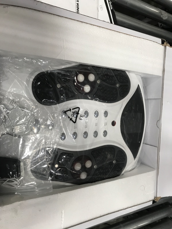 Photo 1 of FIT KING Foot Circulation Stimulator Machine (FSA HSA Eligible) with EMS TENS Pads, Advanced Nerve Muscle Massager for Neuropathy Pain and Circulation,Plantar Fasciitis,Diabetes,RLS Pain Relief
