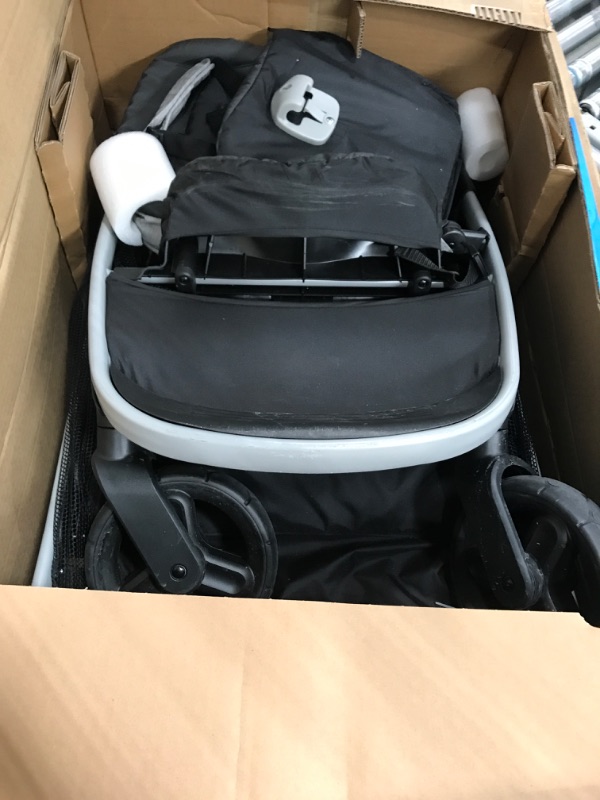 Photo 2 of ***PARTS ONLY*** Graco Ready2Grow LX 2.0 Double Stroller Features Bench Seat and Standing Platform Options, Clark "w/ Added Body Support Cushion" Clark