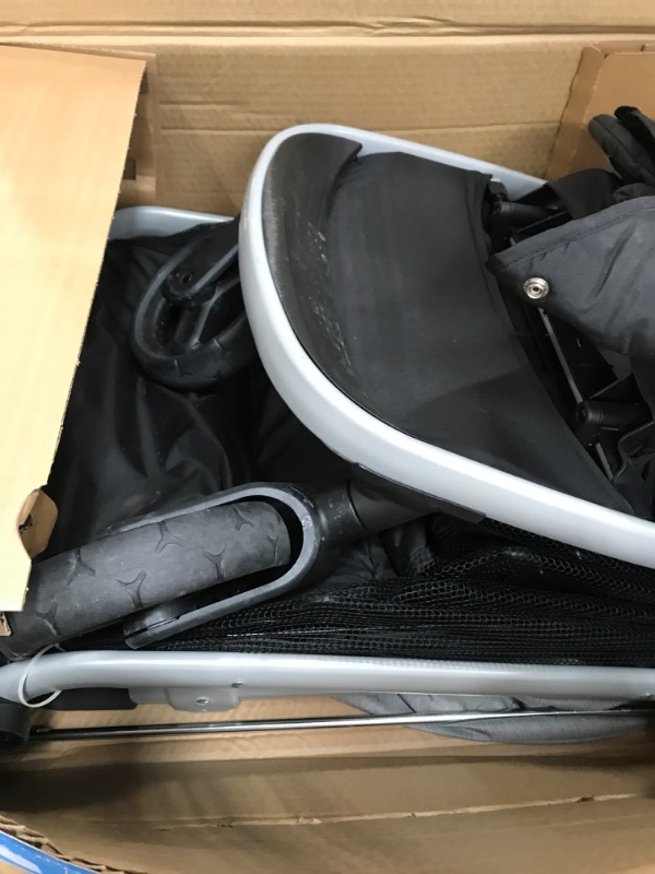 Photo 4 of ***PARTS ONLY*** Graco Ready2Grow LX 2.0 Double Stroller Features Bench Seat and Standing Platform Options, Clark "w/ Added Body Support Cushion" Clark