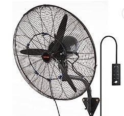 Photo 1 of **PARTS ONLY**
VEVOR 30 Inch Wall-Mount Misting Fan, 3-speed IP44 Waterproof Oscillating Wall Fan Black, ETL Listed
