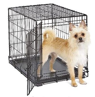 Photo 1 of *Missing Piece* New World Pet Products Crate, Folding Metal Dog Crate, Black (B24)
