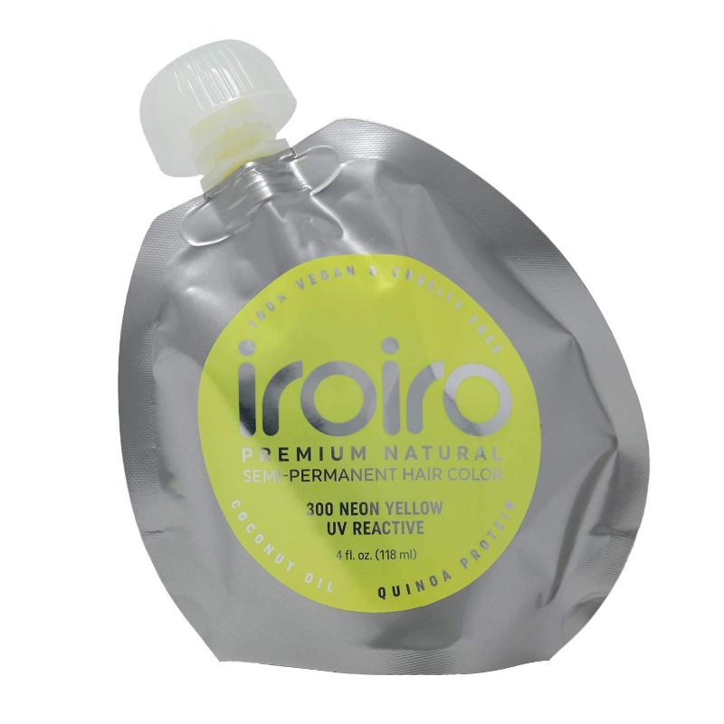 Photo 1 of IROIRO Premium Natural Semi-Permanent Hair Color 300 Neon Yellow (4oz)
