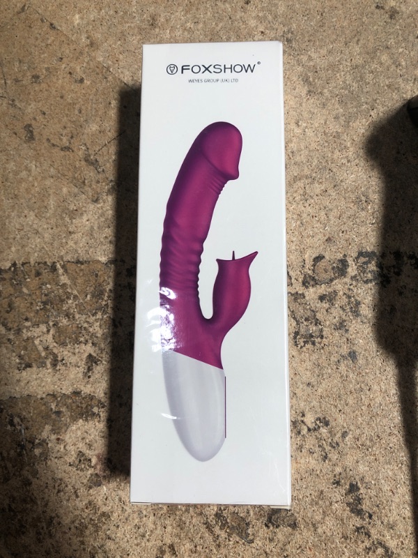 Photo 1 of New Smart Auto Heating Tongue Licking Toys for Women with 7 Modes, Adult Vibrator Waterproof & Rechargeable-Purple