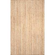 Photo 1 of **MINOR WEAR & TEAR**Rigo Chunky Loop Jute Tan 6 ft. x 9 ft. Area Rug
