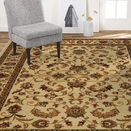 Photo 1 of **MINOR WEAR & TEAR**Global Rug Designs Primacy PRI05 Ivory 7'8" X 10'4" Area Rug
