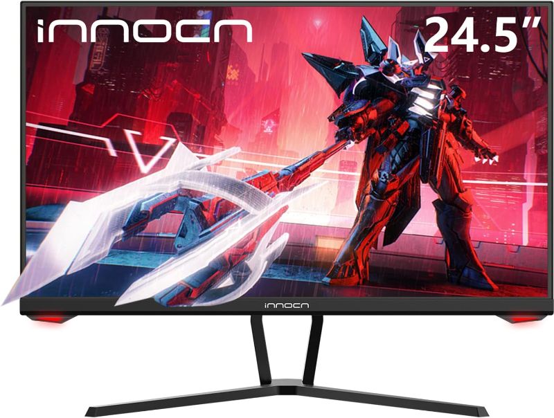 Photo 1 of INNOCN 25G1G 24.5" Gaming Monitor 165Hz / 144Hz 1920 x 1080P FHD 1ms FreeSync G-Sync Compatible HDMI DisplayPort Eye Care Ultra Thin LED Computer PC Gaming Monitor, VESA Mountable, Black
