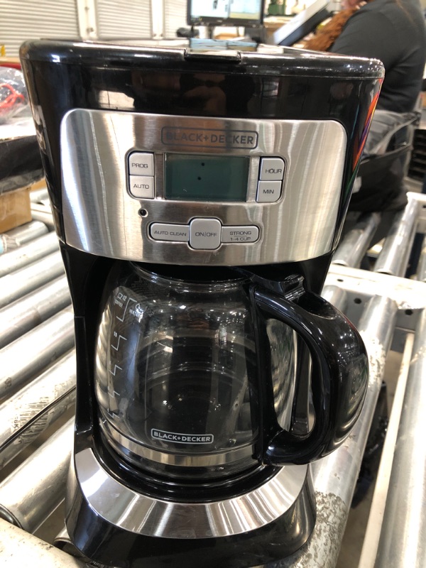 Photo 3 of BLACK+DECKER 12-Cup Programmable Coffee Maker, Black
