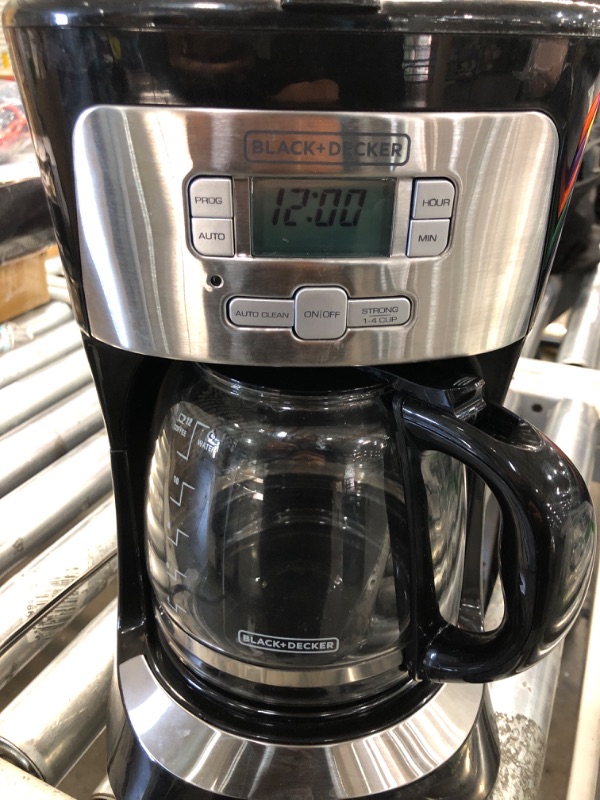 Photo 2 of BLACK+DECKER 12-Cup Programmable Coffee Maker, Black
