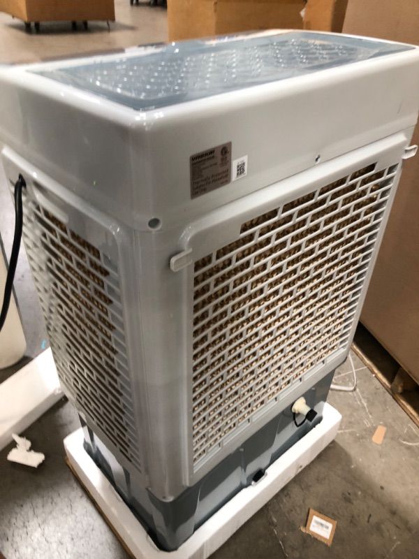 Photo 3 of Evaporative Cooler, VAGKRI 2100CFM Air Cooler, 120°Oscillation Swamp Cooler with Remote Control, 24H Timer, 3 Wind Speeds for Outdoor Indoor Use,8 Gallon
