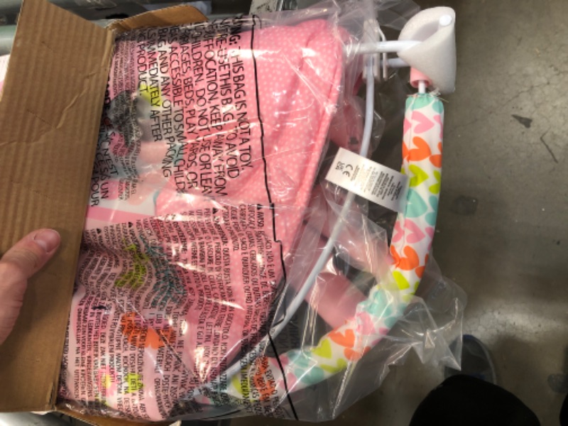 Photo 1 of Bright Starts Fanciful Fantasy Unicorn 3-Point Harness Vibrating Baby Bouncer with -Toy bar