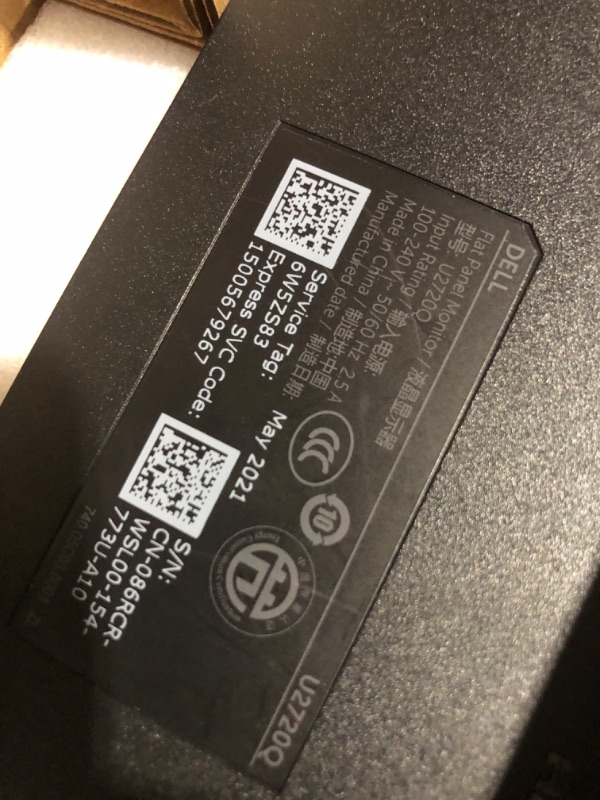 Photo 8 of DAMAGE/ SEE NOTES******
Dell UltraSharp 27 4K USB-C Hub Monitor