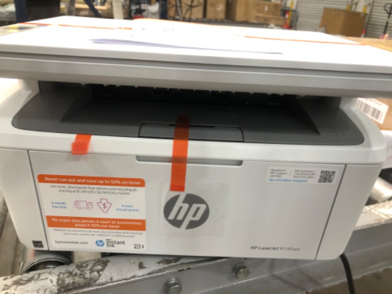 Photo 3 of LaserJet M140we Wireless Black and White Laser Printer with 6 months of Instant Ink included with HP+