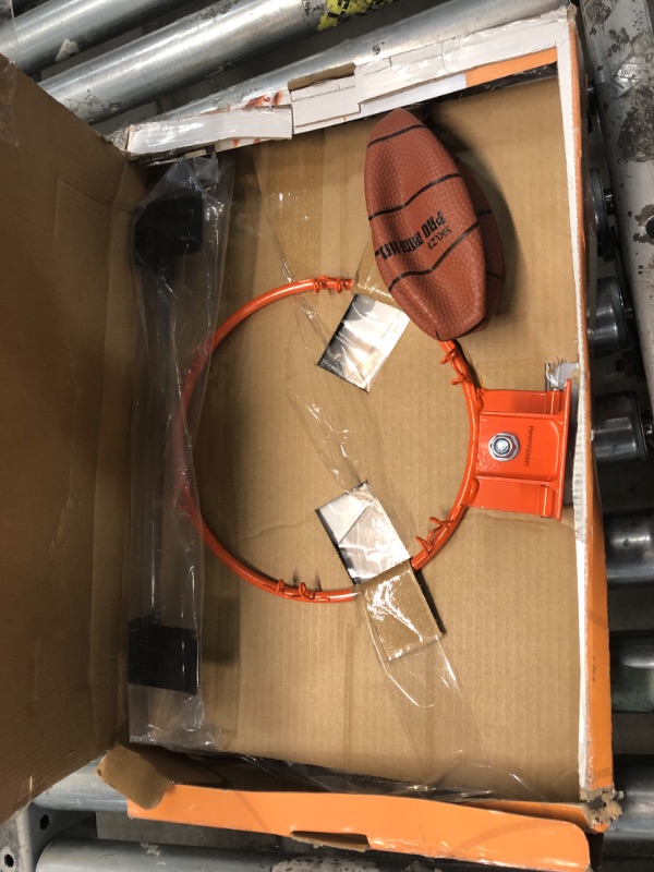 Photo 2 of SKLZ Pro Mini Basketball Hoop with Ball, Standard (18 x 12 inches) & Pro Mini Hoop 5-inch Foam Basketball, Orange
