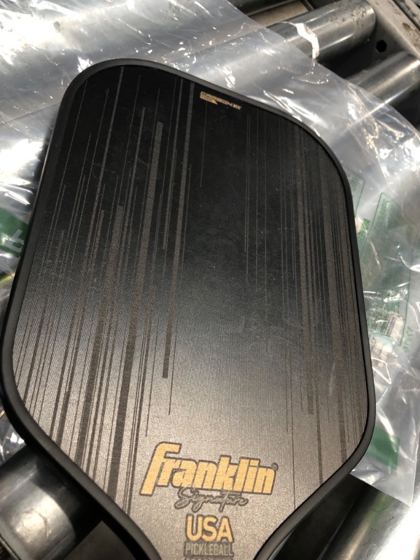 Photo 3 of Franklin Sports Pro Pickleball Paddles - Signature Series Carbon Fiber Paddle with Carbon STK Surface - USA Pickleball (USAPA) Approved Tournament Pickleball Paddle
