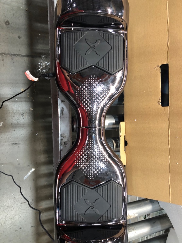 Photo 2 of *POWERS ON* Hover-1 Helix Electric Hoverboard | 7MPH Top Speed, 4 Mile Range, 6HR Full-Charge, Built-in Bluetooth Speaker, Rider Modes: Beginner to Expert Helix Gun Metal