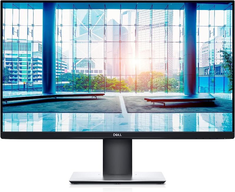 Photo 1 of DELL P2719H 27-INCH Full HD Height Adjustable Thin Bezel Monitor for PC, Laptop - 1920 x 1080p at 60Hz, 5ms (Fast) Gray-toGray Response Time, 16.7 Million Colors, Displayport (CORD NOT INCLUDED), HDMI (CORD NOT INCLUDED), USB -Black (BASE & POWER CORD INC