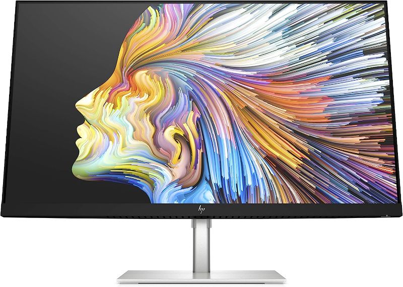 Photo 1 of HP U28 4K HDR - Computer Monitor for Content Creators with IPS Panel, HDR, and USB-C Port - Wide Screen 28-inch, with Factory Color Calibration and 65w Laptop Docking - (1Z978AA)
