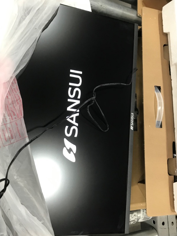 Photo 2 of SANSUI Monitor 24 inch FHD PC Monitor with USB Type-C, Built-in Speakers Earphone, Ultra-Slim Ergonomic Tilt Eye Care 75Hz with HDMI VGA for Home Office (ES-24F1 Type-C Cable & HDMI Cable Included)
