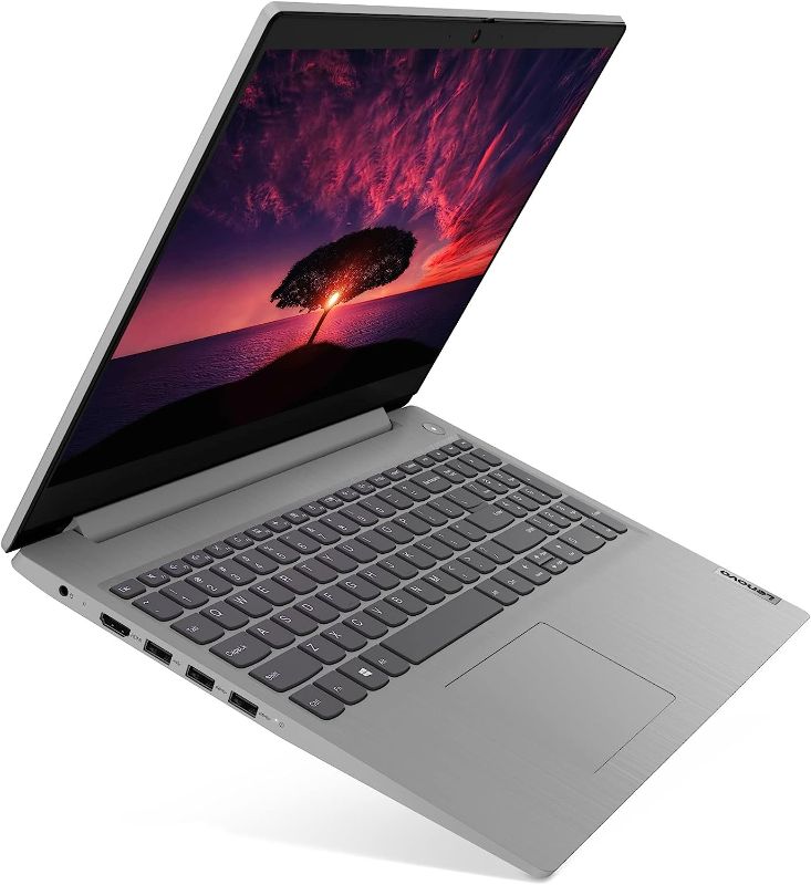 Photo 1 of New Lenovo IdeaPad 3i Business Laptop, 15.6" FHD Display, Intel Core i3-1115G4,Windows 11 Home,8GB RAM 256GB SSD,Platinum Grey,32GB Durlyfish USB Card
