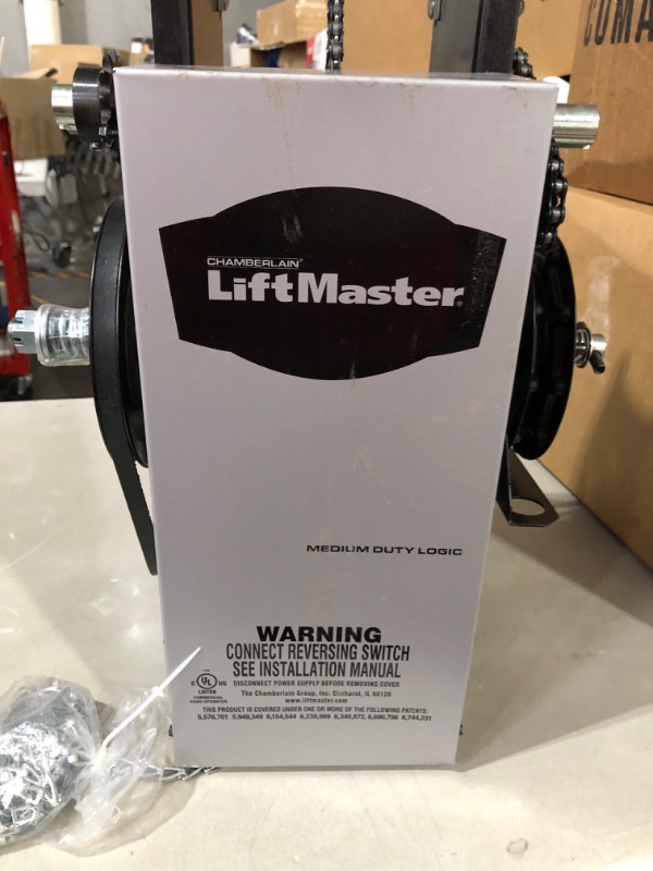 Photo 13 of **Parts Only**See Notes**
Liftmaster Mh 5011u Commercial Garage Door Opener Medium-duty Hoist Operator w/ Safety Beams