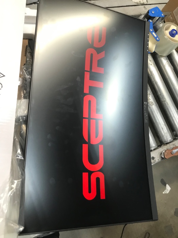 Photo 1 of Sceptre Curved 24.5-inch Gaming Monitor up to 240Hz 1080p R1500 1ms DisplayPort x2 HDMI x2 Blue Light Shift Build-in Speakers, Machine Black 2023 (C255B-FWT240)
