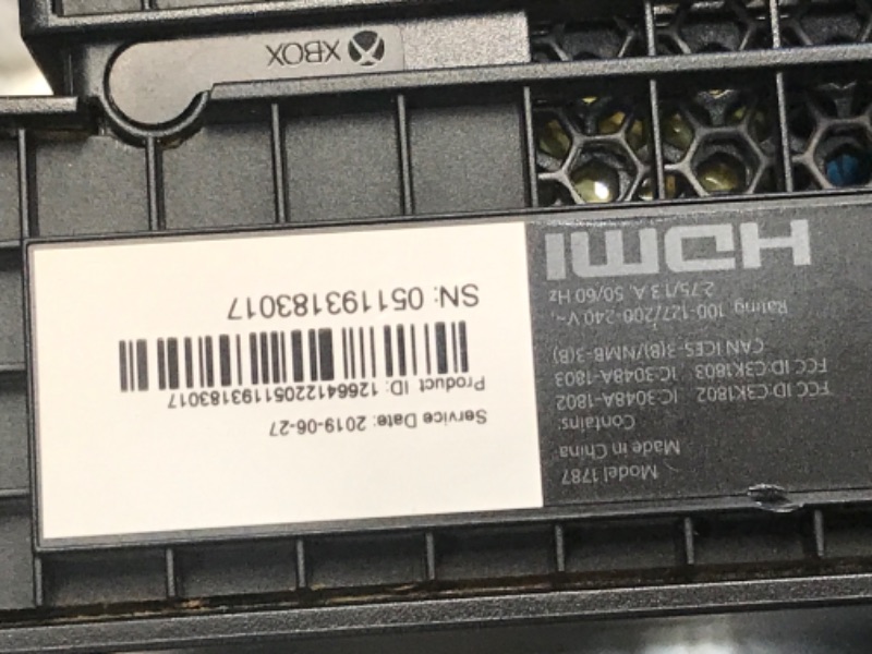 Photo 1 of *different controller* Microsoft Xbox One X 1TB, 4K Ultra HD Gaming Console, Black