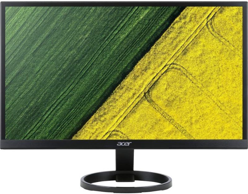 Photo 1 of Acer R241Y Bbix 23.8" Full HD (1920 x 1080) IPS Monitor | AMD FreeSync Technology | Ultra-Thin | Edge-to-Edge | Zero-Frame | 1ms VRB | 75Hz | (HDMI & VGA ports)
