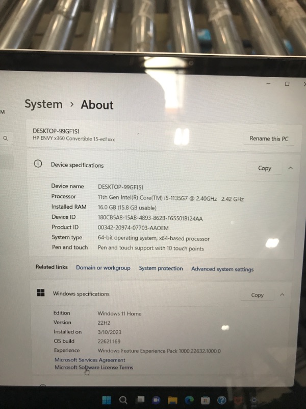 Photo 4 of HP Newest Envy x360 2-in-1 15.6" FHD Touchscreen Business Laptop, Intel Core i5-1135G7(Beats i7-1065G7), 16GB 3200MHz RAM, 1TB NVMe SSD, Fingerprint, Webcam, Backlit KB, Win 10 H, GM Accessories
