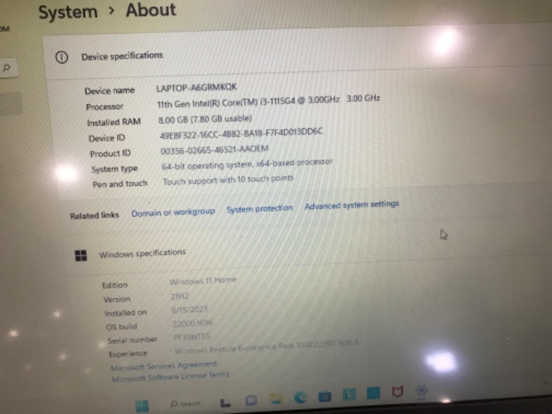 Photo 5 of Lenovo IdeaPad 15.6" Laptop Newest, 15.6 Inch HD Anti-Glare Display, AMD Dual-core Processor, 8GB RAM 256GB Storage, WiFi6 Bluetooth 5, 9.5Hr Battery, Windows 11