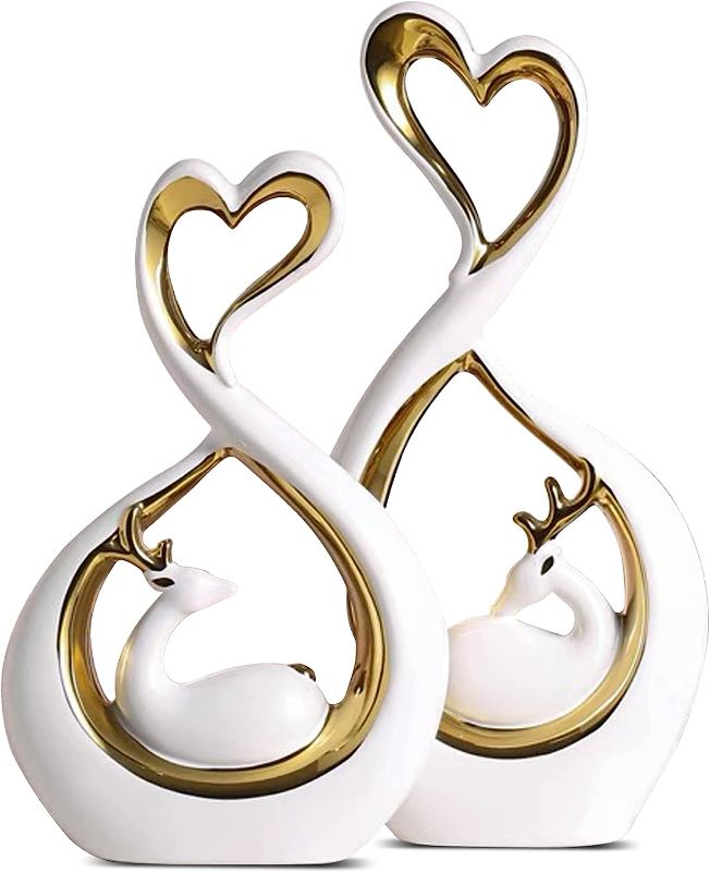 Photo 1 of 
SHYNEE Modern Sculptures Home Decor with Heart, Room Decor for Bedroom, Bathroom Decor Sets
